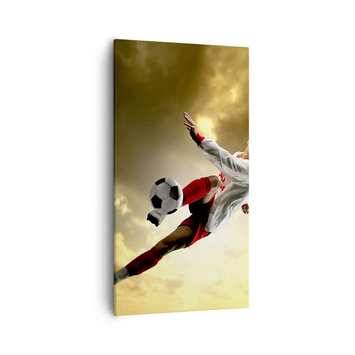 Cuadro sobre lienzo - Impresión de Imagen - El cielo del fútbol - 55x100 cm