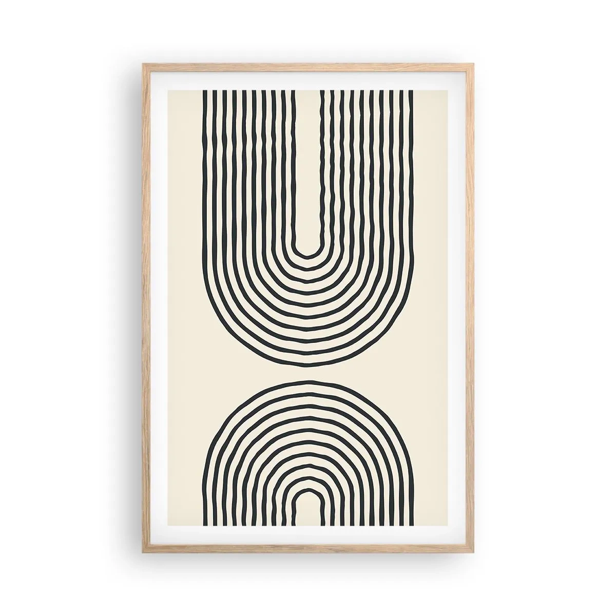 Póster en marco roble claro - Próximamente... - 61x91 cm