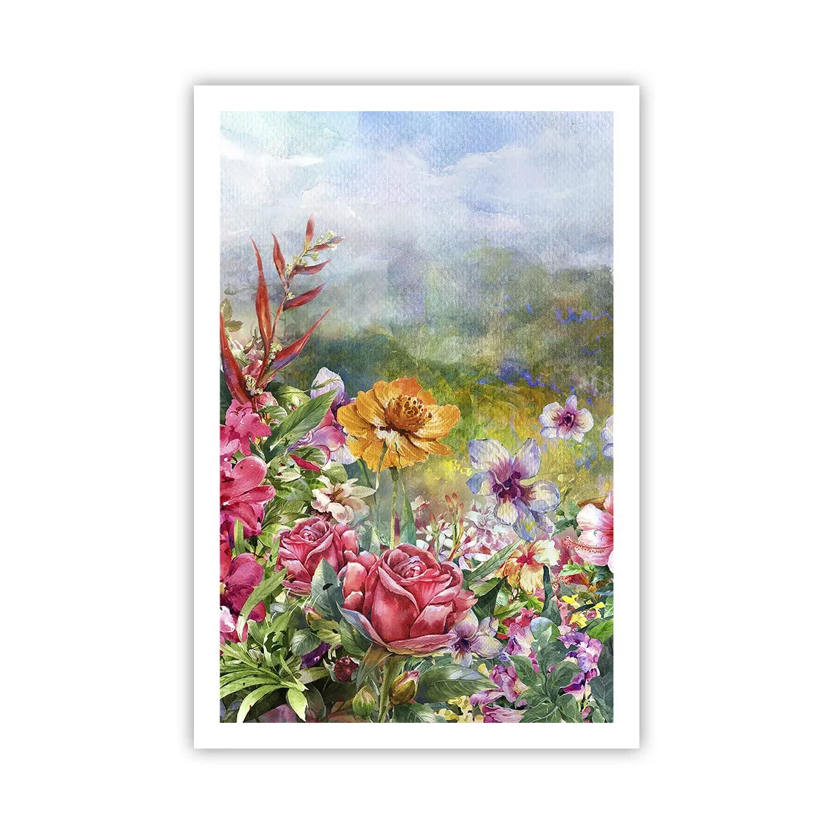 Póster - Un jardín enloquecido - 61x91 cm