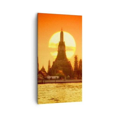 Cuadro sobre lienzo - Impresión de Imagen - Hacia el sol, siempre hacia el sol - 55x100 cm