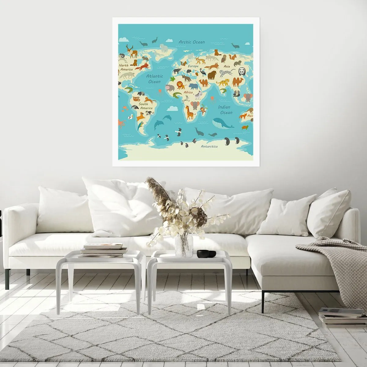 Póster - Buenos vecinos - 40x40 cm