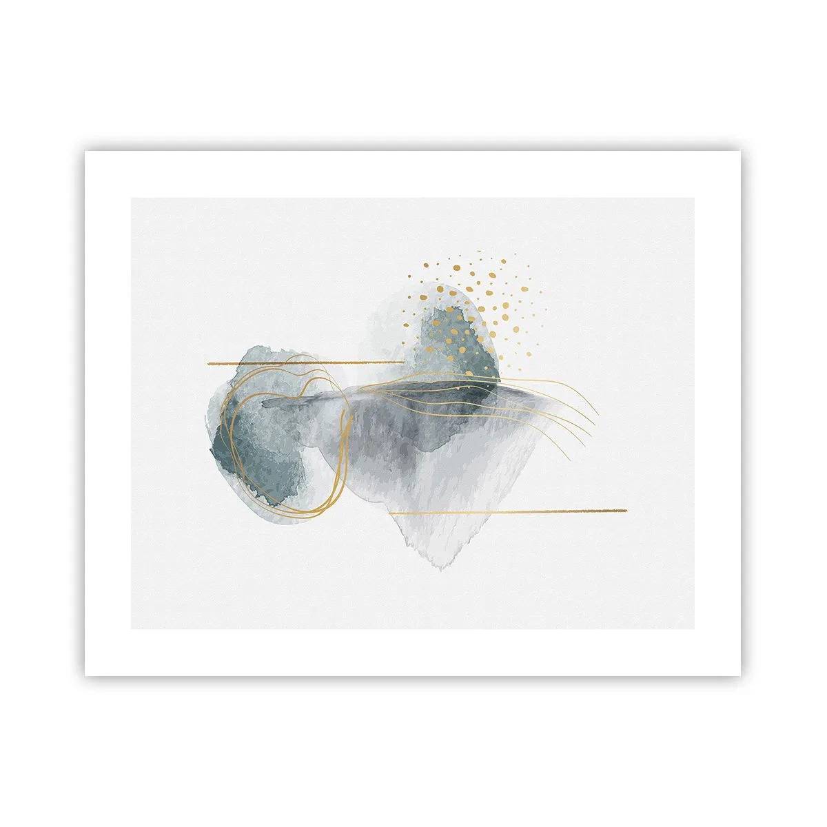 Póster - Sobre la relación entre el gris y el oro - 50x40 cm