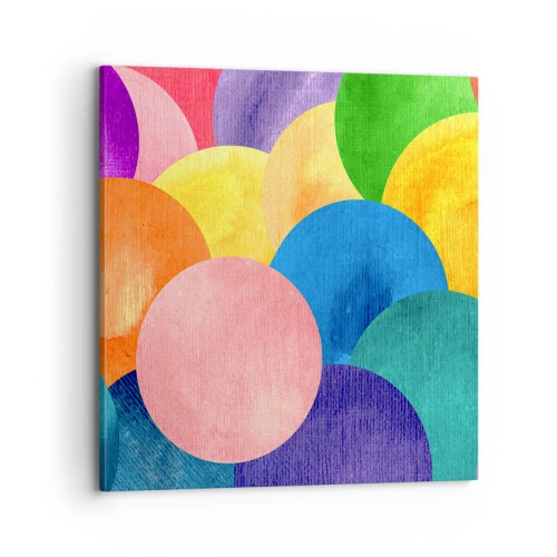 Cuadro sobre lienzo - Impresión de Imagen - La plenitud original de la vida - 70x70 cm