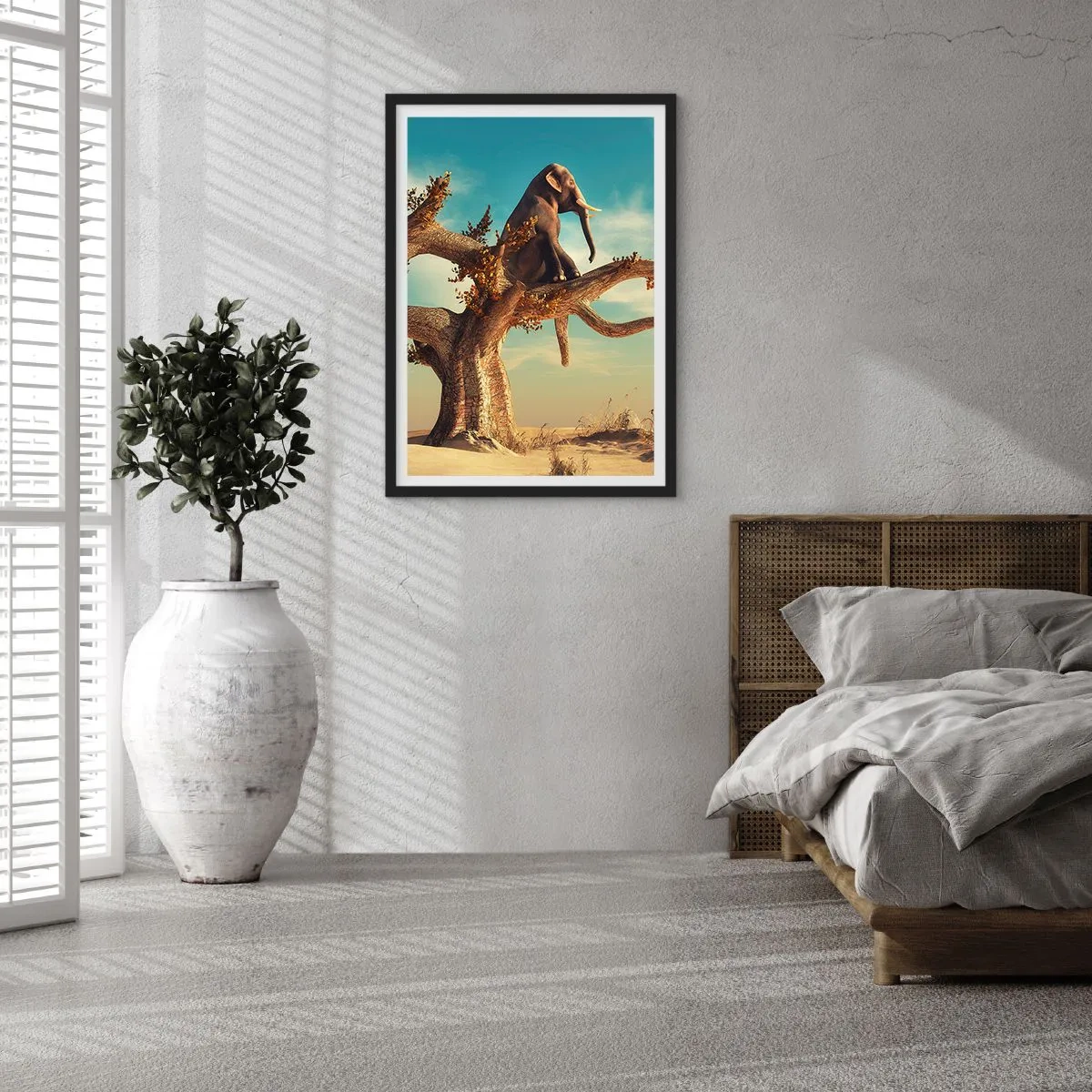 Póster en marco negro - Un nuevo punto de vista - 61x91 cm