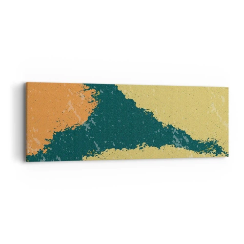 Cuadro sobre lienzo - Impresión de Imagen - Abstracción - a cámara lenta - 90x30 cm