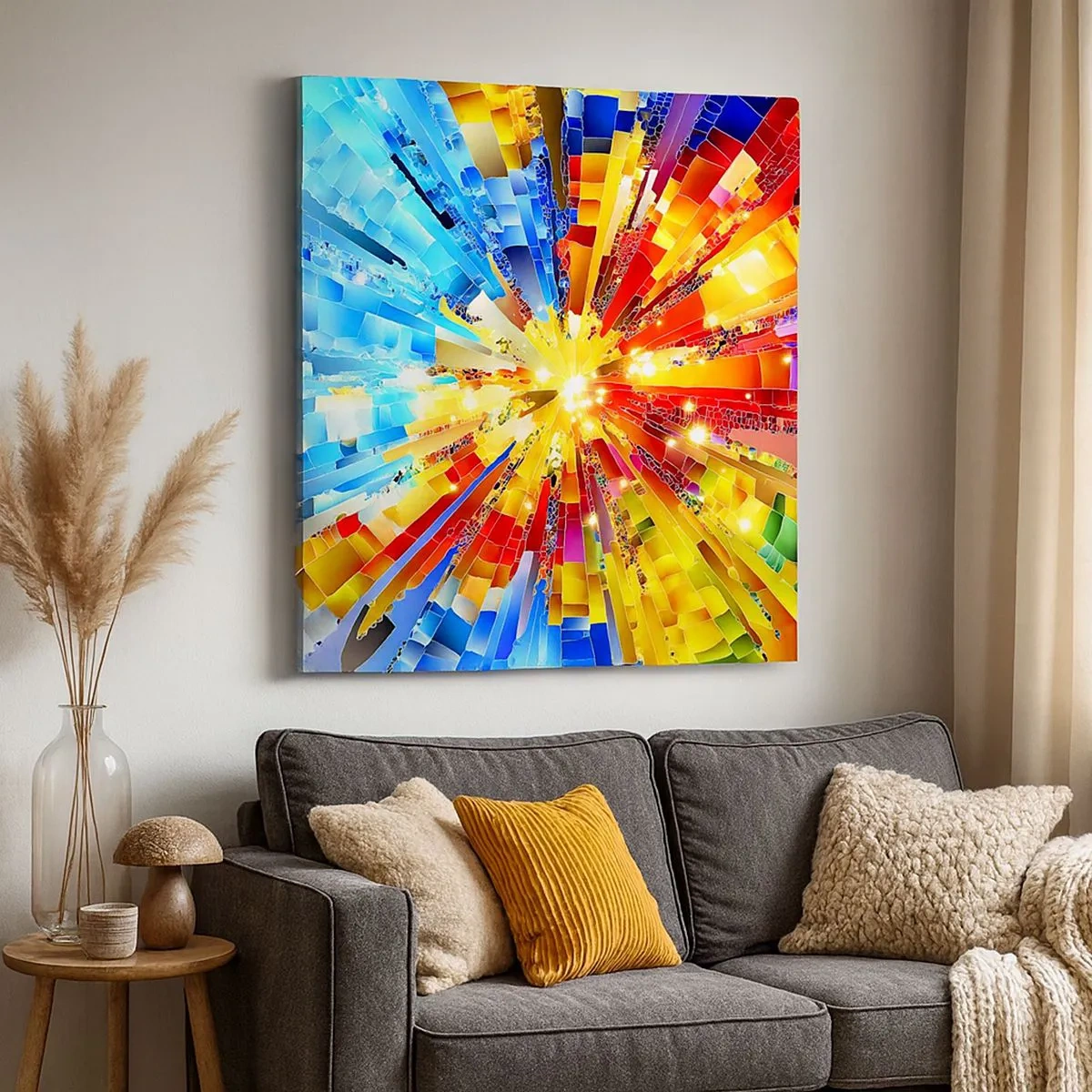 Cuadro sobre lienzo - Impresión de Imagen - In medias res - 30x30 cm