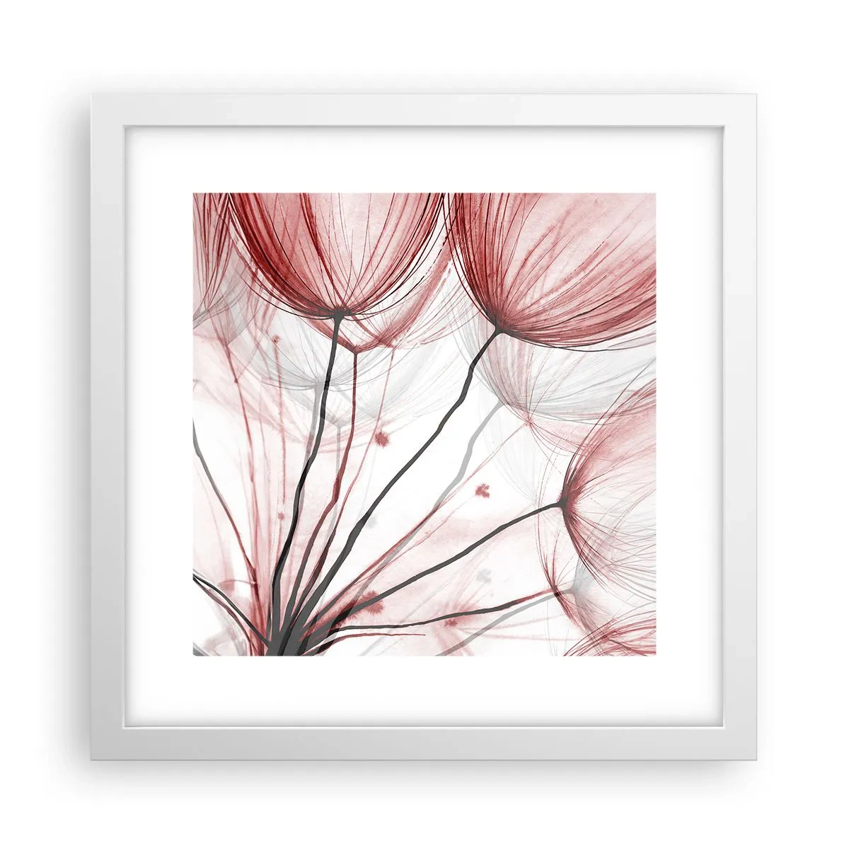 Póster en marco blanco - Antes de partir - 30x30 cm