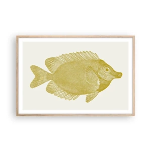 Póster en marco roble claro - No recuerdo quién eras - 91x61 cm
