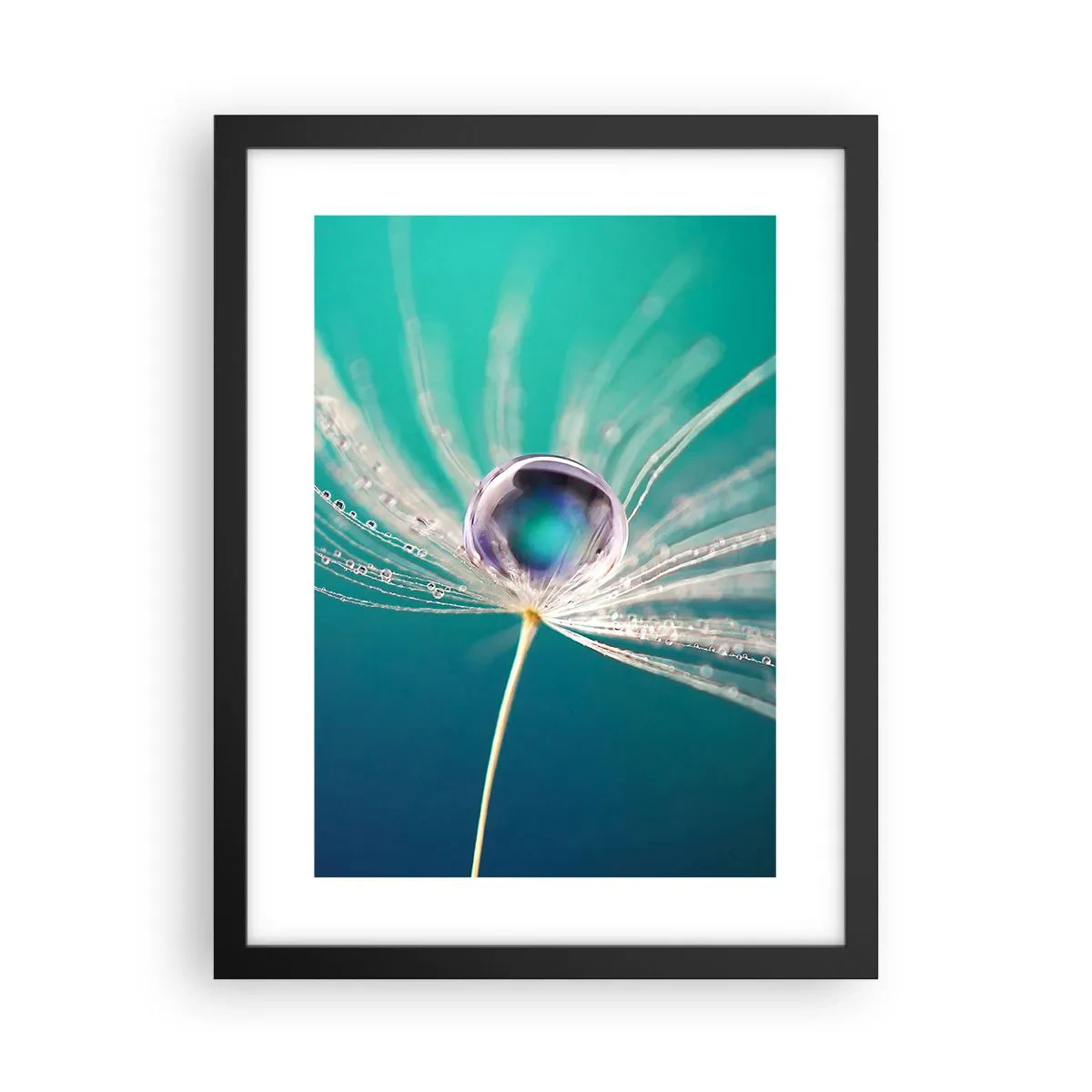 Póster en marco negro - Momento místico - 30x40 cm