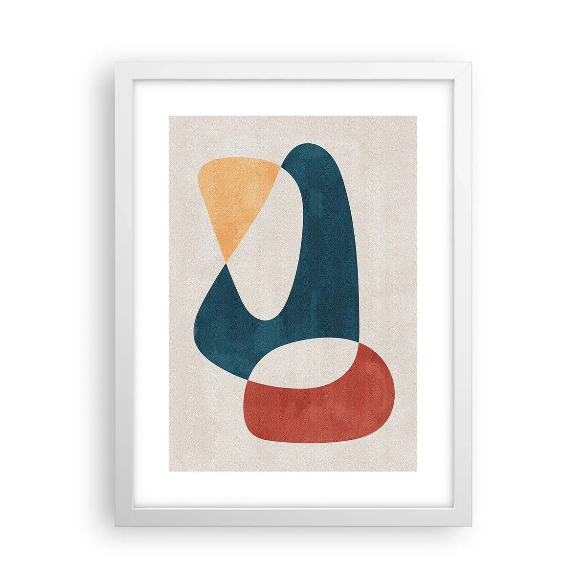 Póster en marco blanco - Influencias y metamorfosis - 30x40 cm