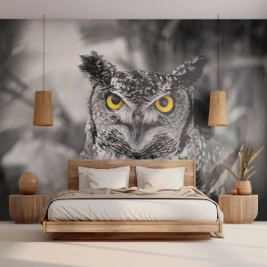 Fotomural Autadhesivo Deluxe Sticker - Nada se puede ocultar - Aves, Búho, Naturaleza - 100x70 cm