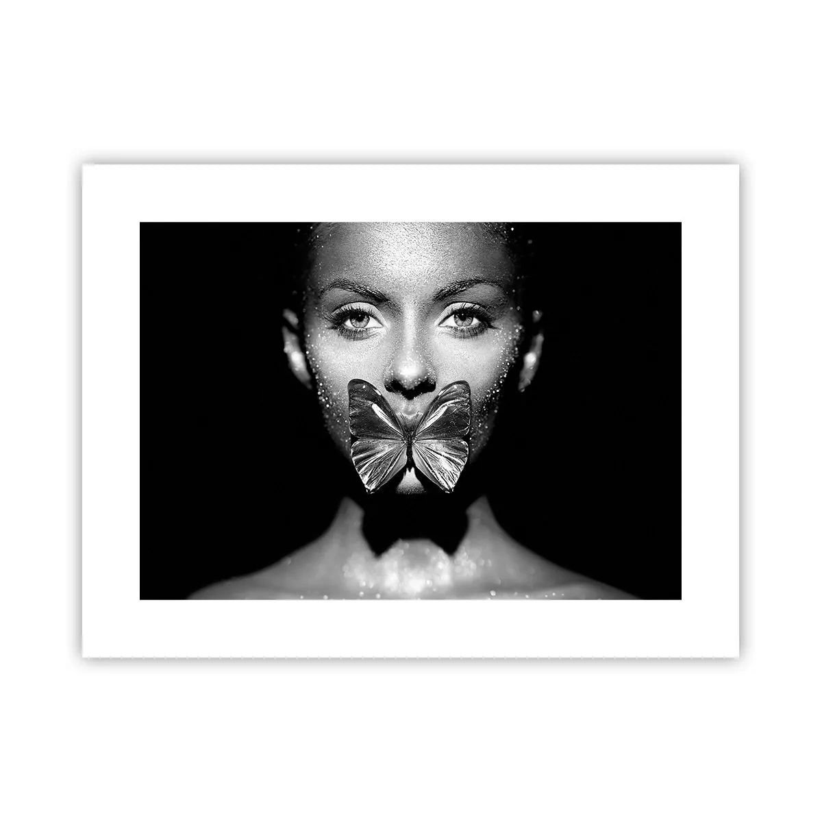 Póster - Beso de mariposa - 40x30 cm