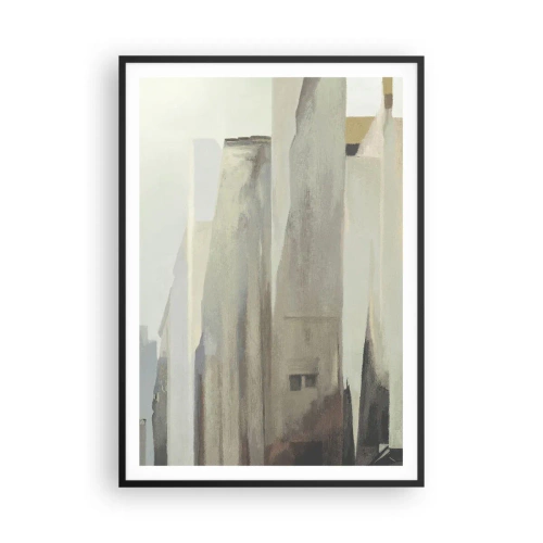 Póster en marco negro - Un sueño de ciudad - 70x100 cm