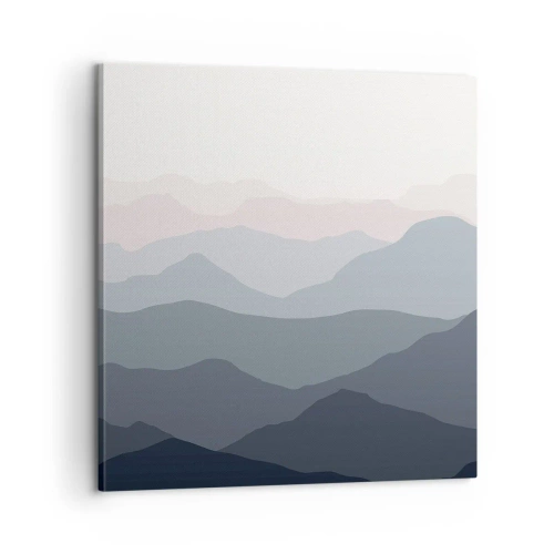Cuadro sobre lienzo - Impresión de Imagen - Cordilleras a la vista - 60x60 cm