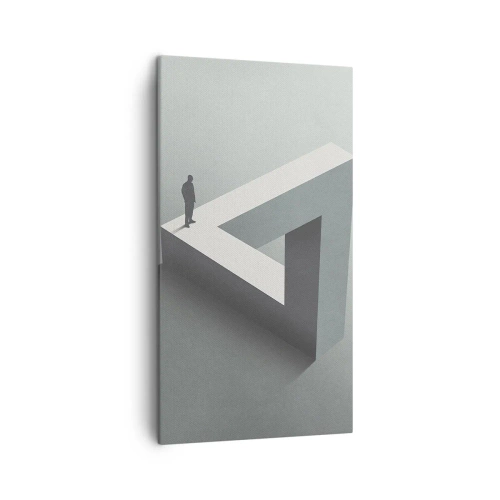 Cuadro sobre lienzo - Impresión de Imagen - Y, sin embargo, es posible - 45x80 cm