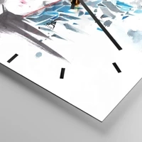 Esfera sin numeración, con rayas