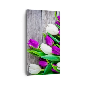 Cuadro sobre lienzo - Impresión de Imagen - El día de la fiesta de la primavera - 45x80 cm