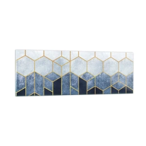 Cuadro sobre vidrio - Impresiones sobre Vidrio - Composición rítmica visual - 90x30 cm