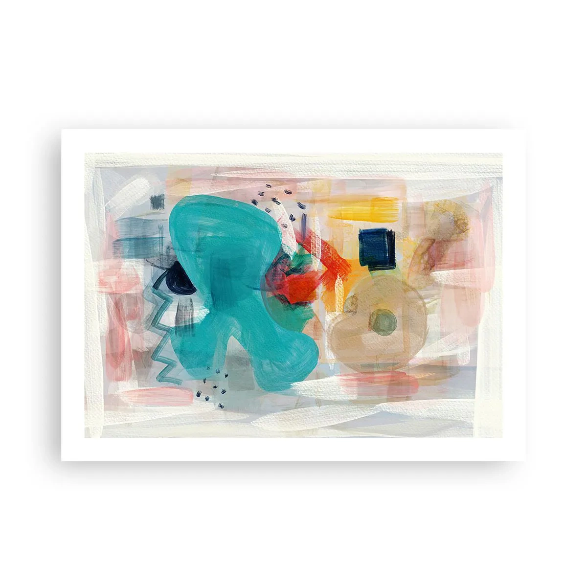 Póster - Un juego de colores - 70x50 cm