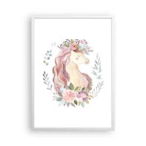 Póster en marco blanco - Una invitación al mundo de los cuentos de hadas - 50x70 cm