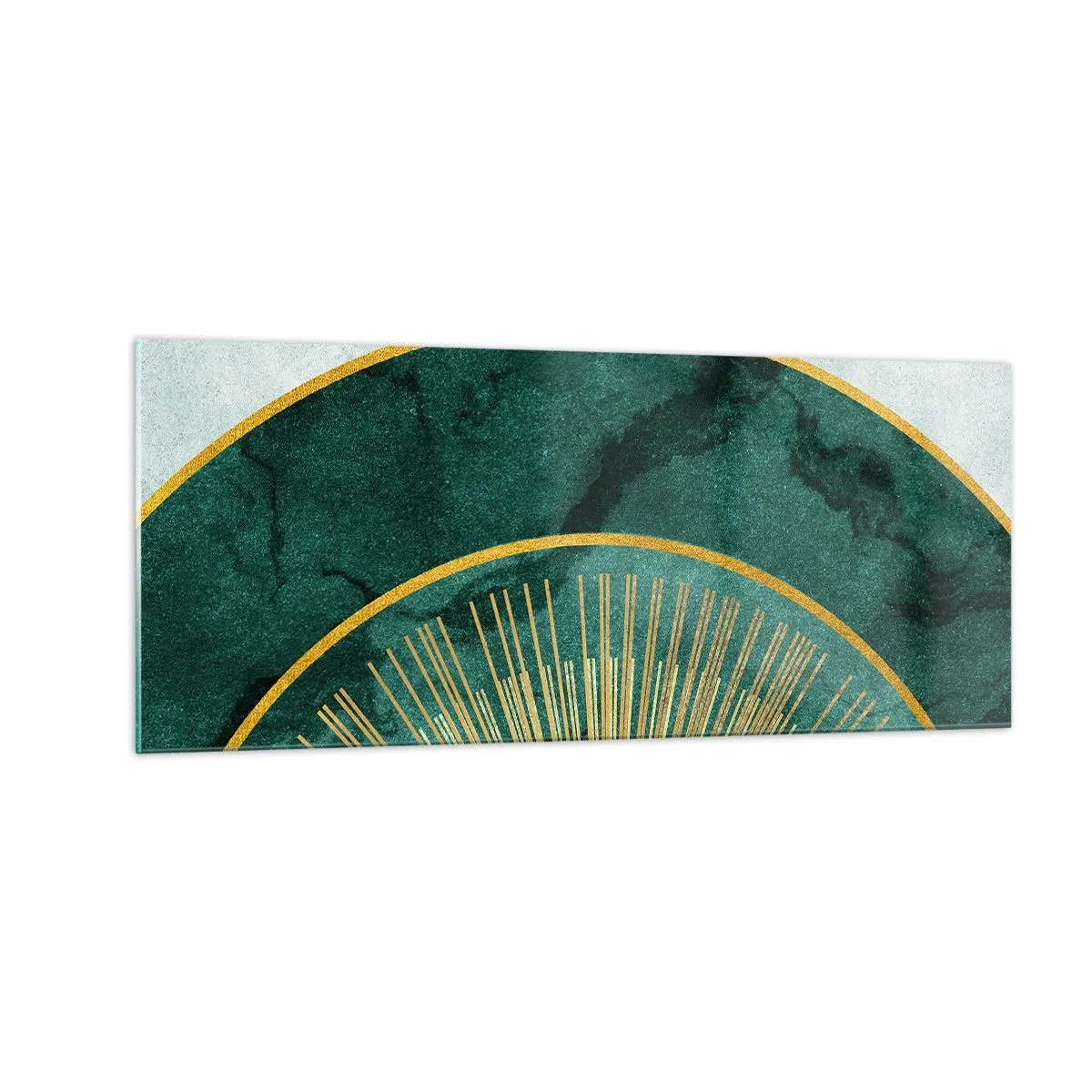 Cuadro sobre vidrio - Impresiones sobre Vidrio - Un sistema solar diferente - 100x40 cm