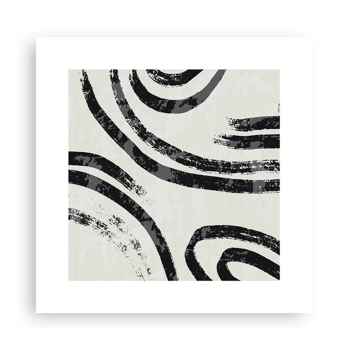 Póster - A medias - 30x30 cm