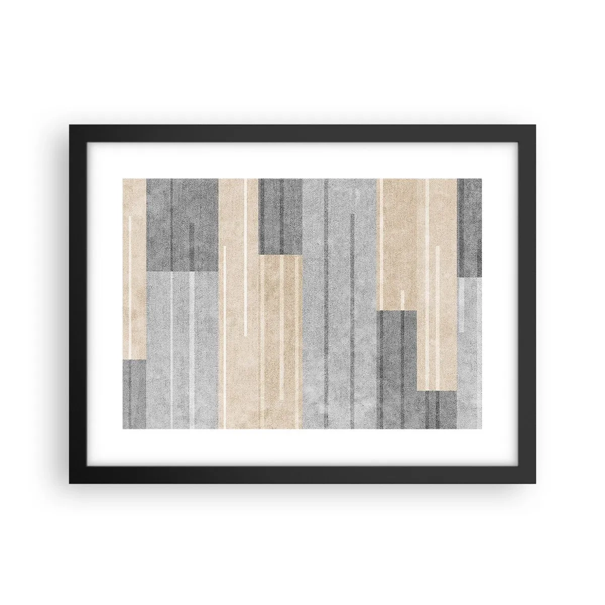 Póster en marco negro - Composición: sostener la vertical - 40x30 cm