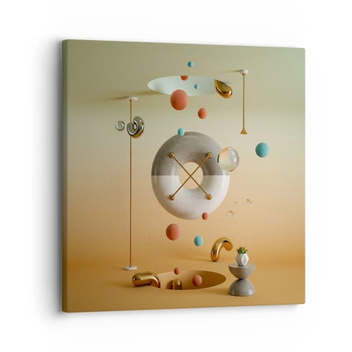 Cuadro sobre lienzo - Impresión de Imagen - Todo puede suceder - 30x30 cm