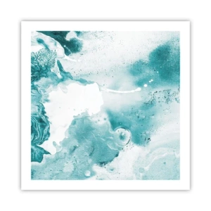 Póster - Remansos de azul - 60x60 cm