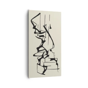 Cuadro sobre lienzo - Impresión de Imagen - Tal vez sea un paisaje - 65x120 cm
