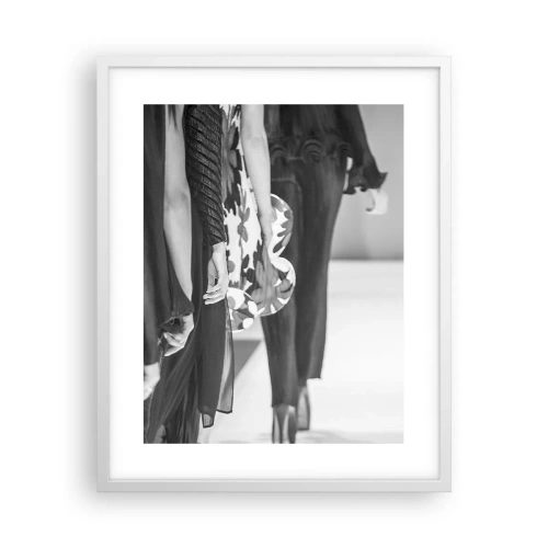 Póster en marco blanco - Un desfile con estilo - 40x50 cm