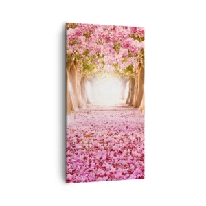 Cuadro sobre lienzo - Impresión de Imagen - El camino al paraíso - 55x100 cm