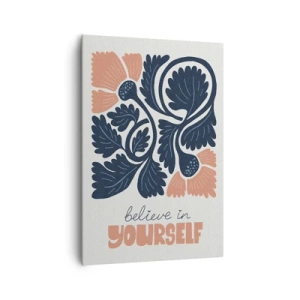 Cuadro sobre lienzo - Impresión de Imagen - Crece y florece - 70x100 cm