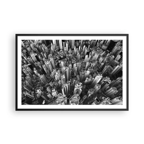 Póster en marco negro - Cada vez más alto - 91x61 cm