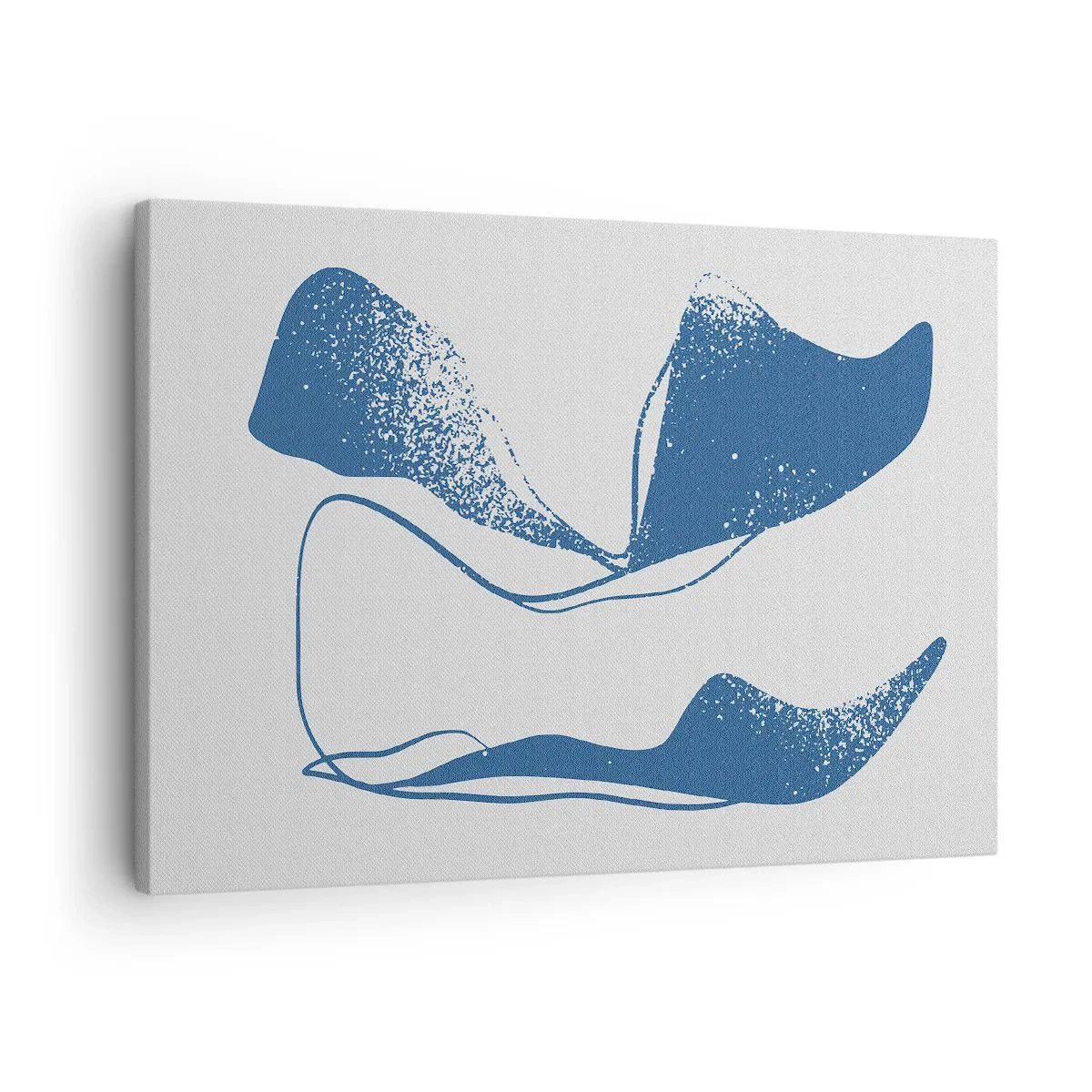 Cuadro sobre lienzo - Impresión de Imagen - Abstracción con alas - 70x50 cm