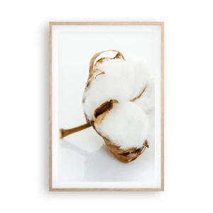 Póster en marco roble claro - Suave por naturaleza - 61x91 cm