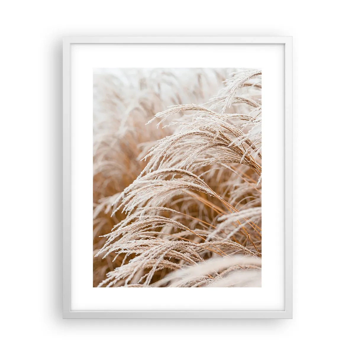 Póster en marco blanco - El sol de otoño - 40x50 cm