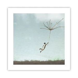 Póster - Bailando con la brisa - 40x40 cm