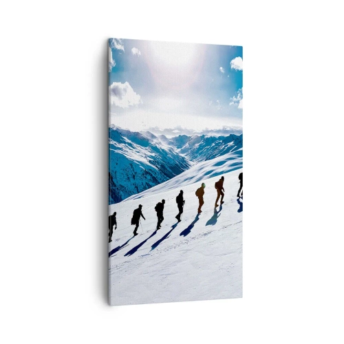 Cuadro sobre lienzo - Impresión de Imagen - Equipo de conquistadores - 45x80 cm