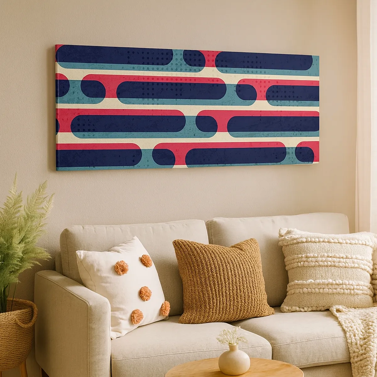 Cuadro sobre lienzo - Impresión de Imagen - Profundidad y relieve - 30x30 cm