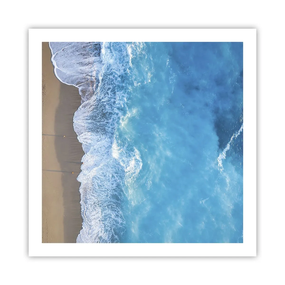 Póster - El poder del azul - 60x60 cm