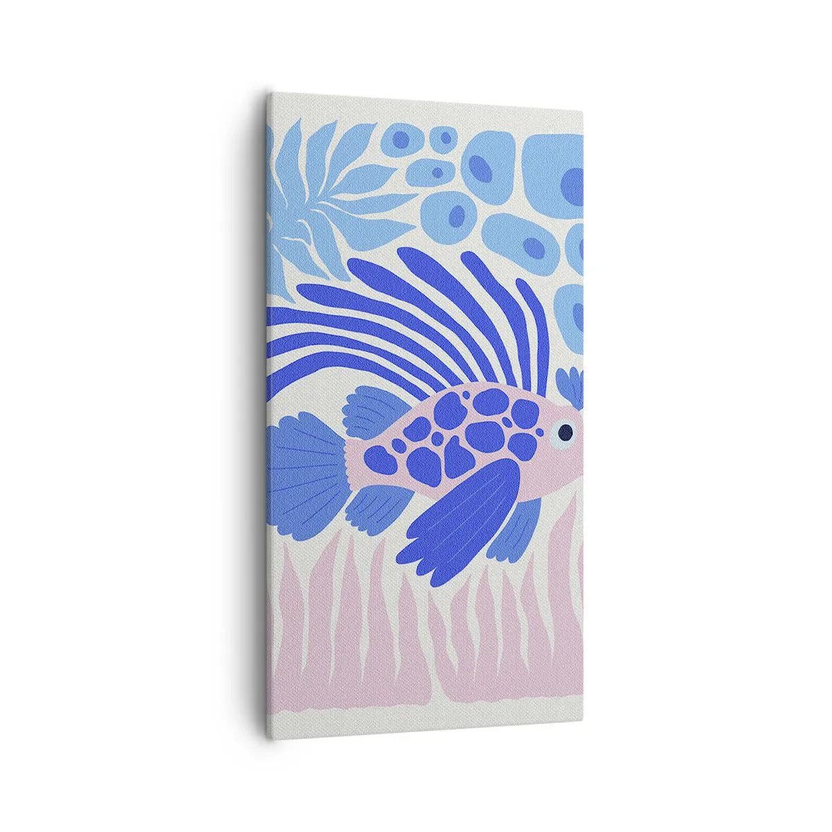 Cuadro sobre lienzo - Impresión de Imagen - En su mundo - 55x100 cm