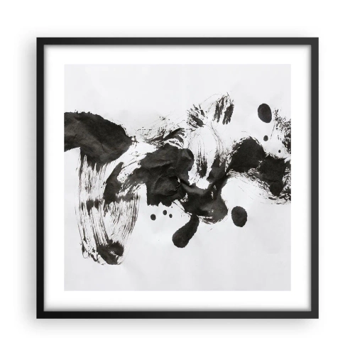 Póster en marco negro - ¿Un método en la locura? - 50x50 cm