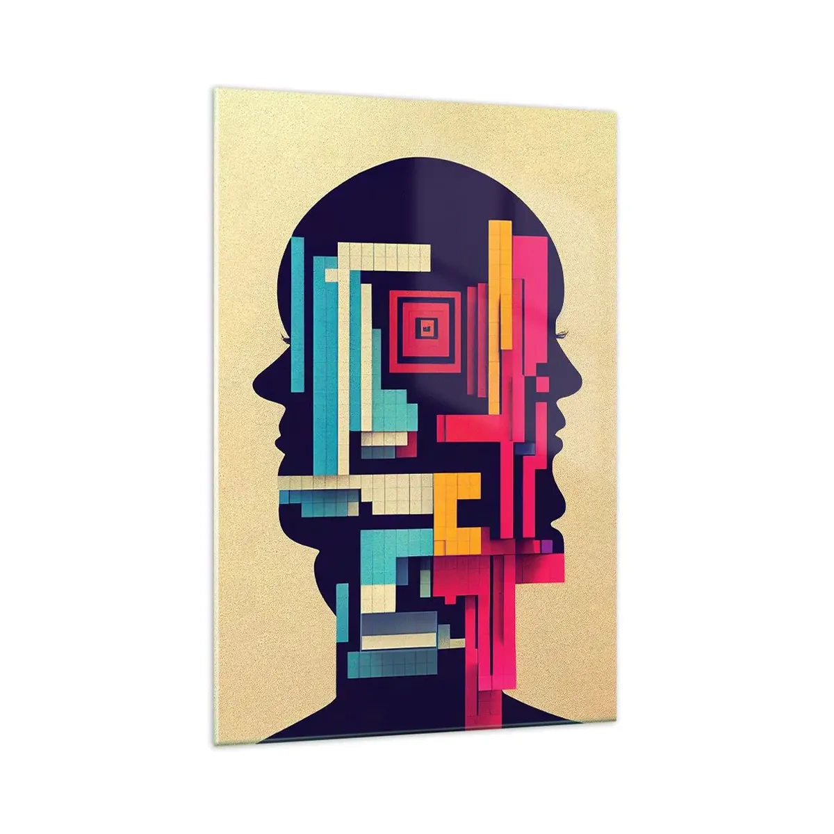 Cuadro sobre vidrio - Impresiones sobre Vidrio - Nuevos conocimientos - 70x100 cm