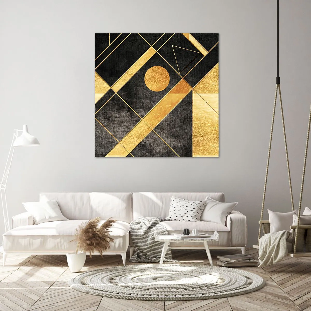 Cuadro sobre lienzo - Impresión de Imagen - Sol del desierto - 50x50 cm