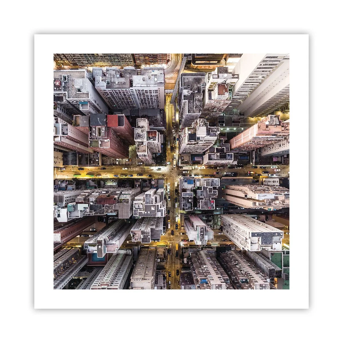 Póster - Saludos desde Hong Kong - 50x50 cm
