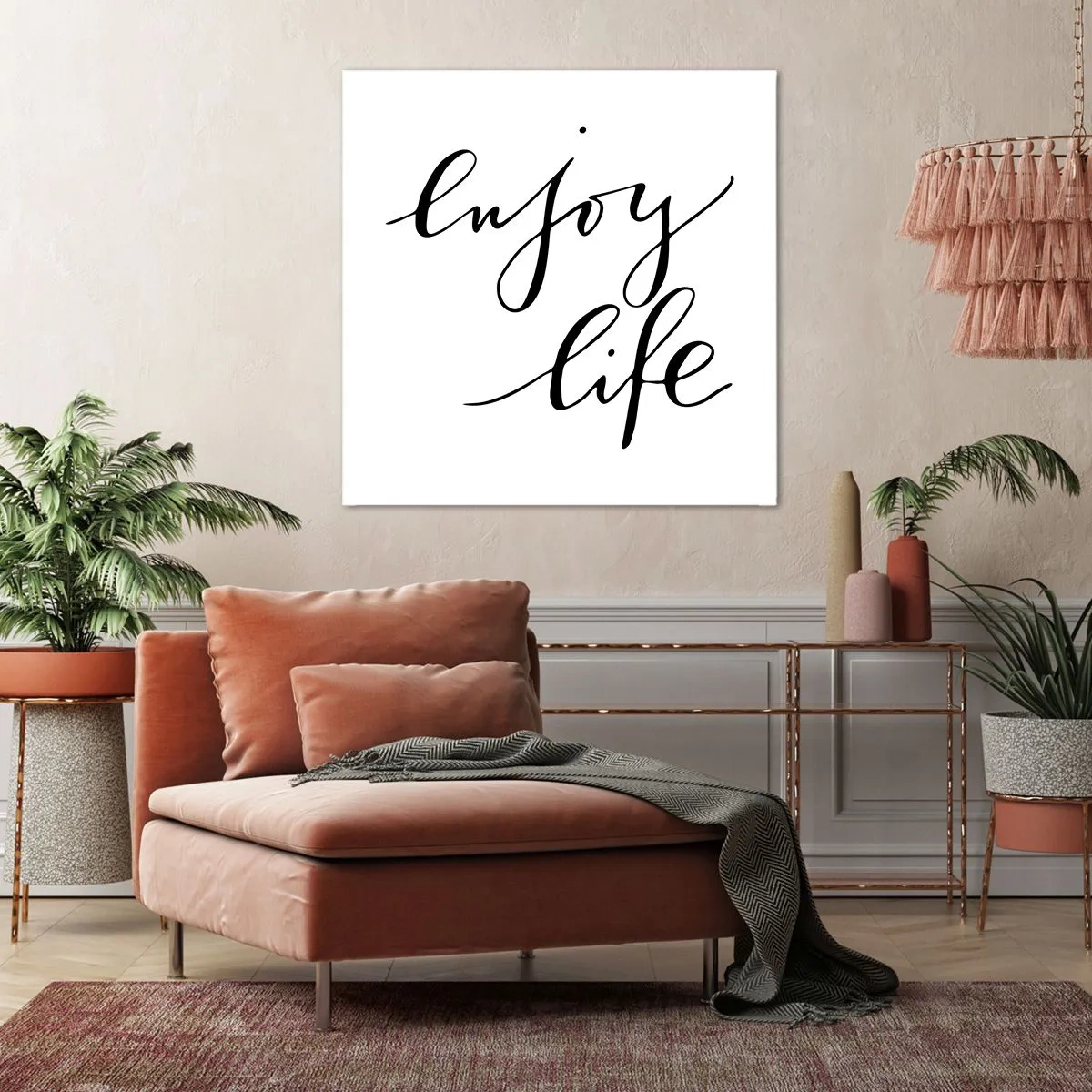 Cuadro sobre lienzo - Impresión de Imagen - Nada que añadir... - 70x70 cm