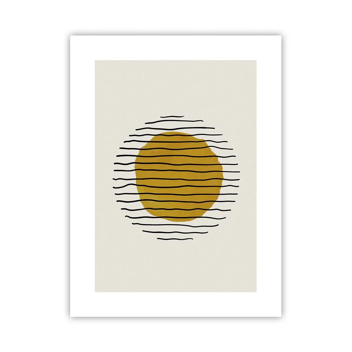 Póster - Abstracción cálida - 30x40 cm