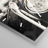 Esfera sin numeración, con rayas