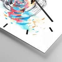 Esfera sin numeración, con rayas